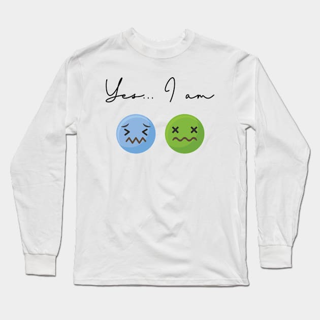 "Emoji People" collection Long Sleeve T-Shirt by Arlette